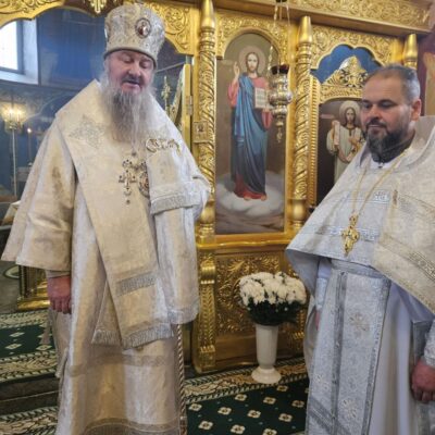 Архиепископ Савва совершил Божественную литургию в храме Архангела Михаила села Хрустовая